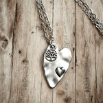 Heart & Tree Long Necklace