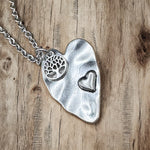 Heart & Tree Long Necklace