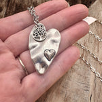 Heart & Tree Long Necklace