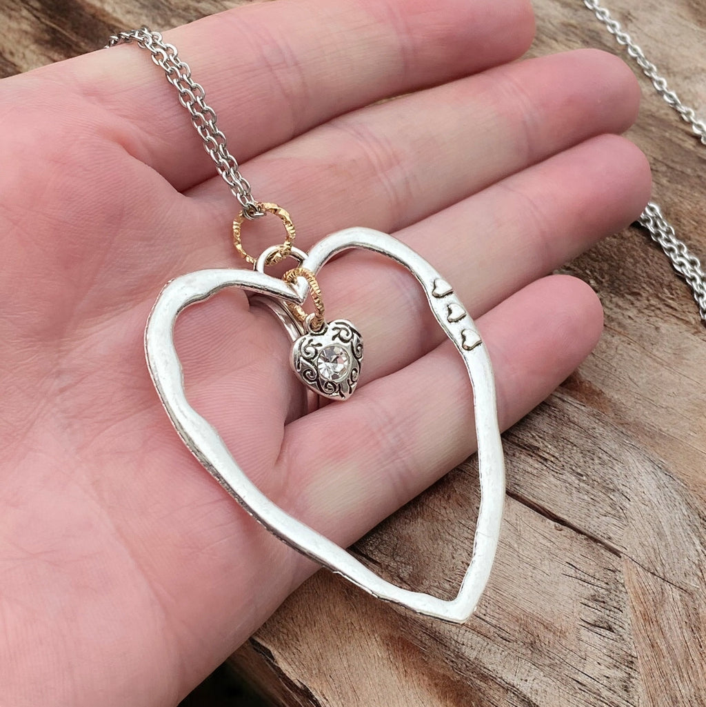 Heart Bling Necklace