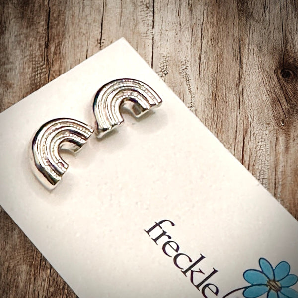 Rainbow Stud Earrings