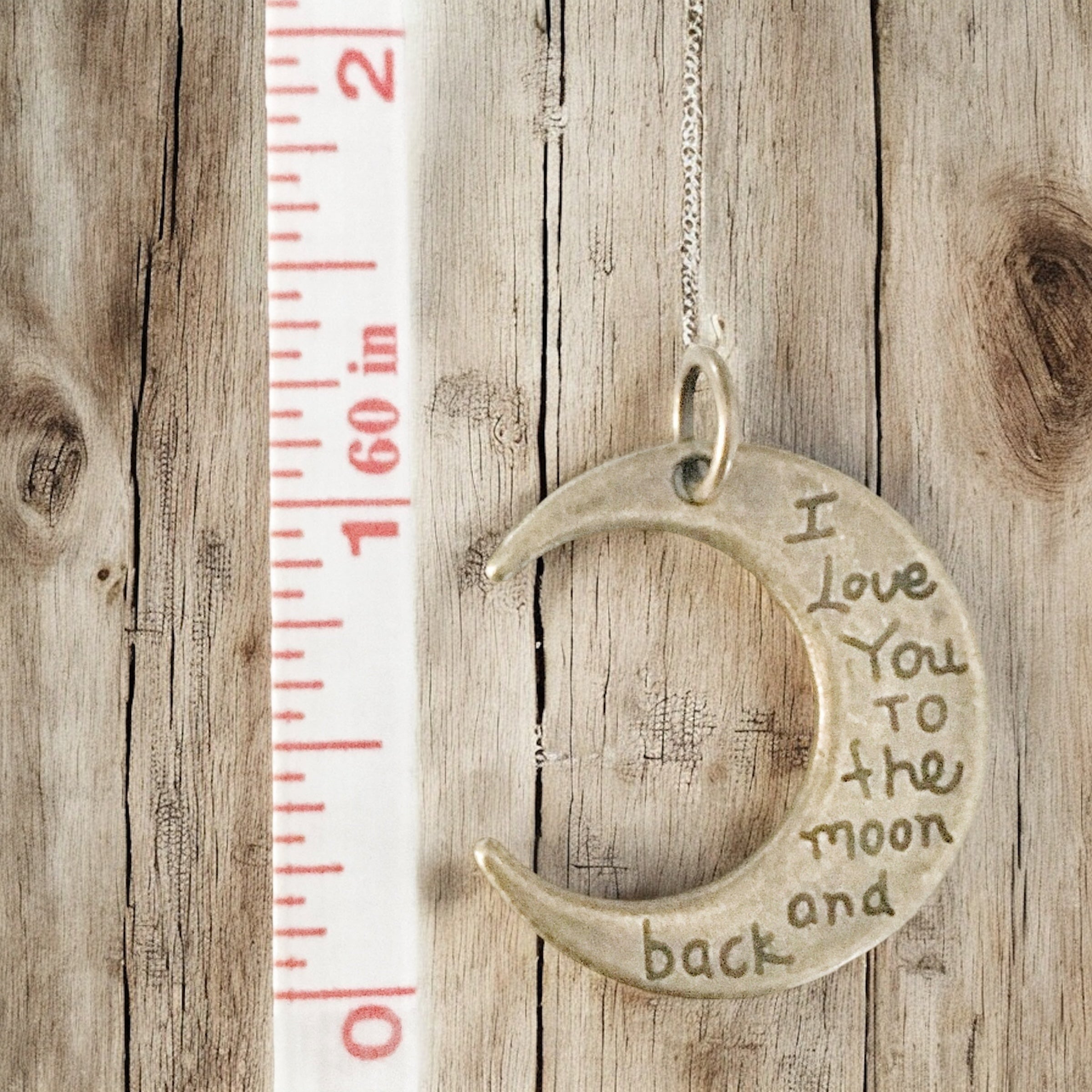 I love you to the moon and back - Charm