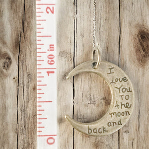 I love you to the moon and back - Charm