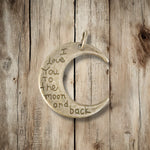 I love you to the moon and back - Charm
