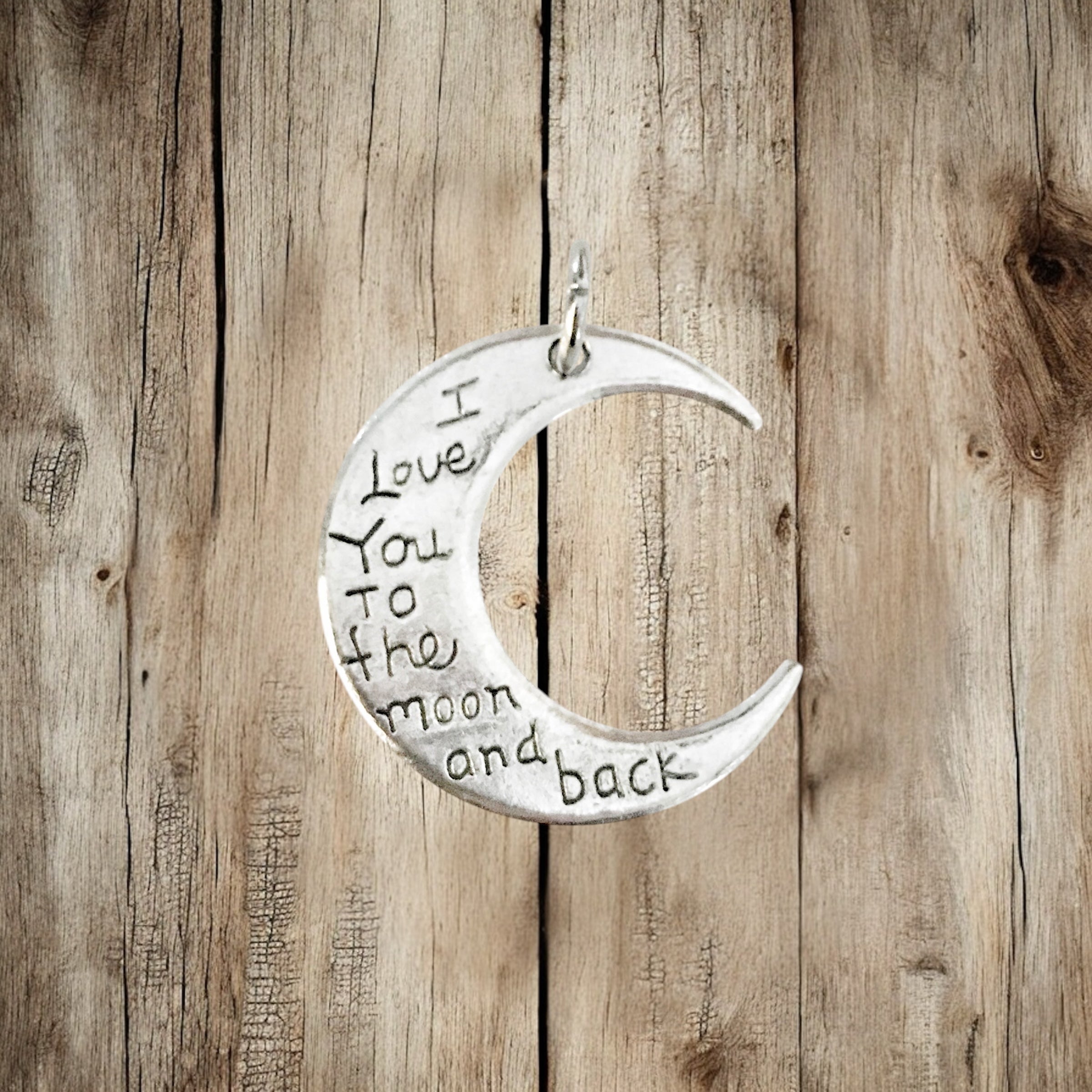 I love you to the moon and back - Charm