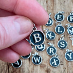 Letter initial charms