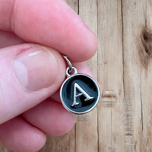 Letter initial charms