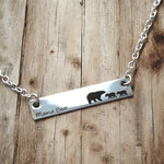 Mama Bear Bar Necklaces