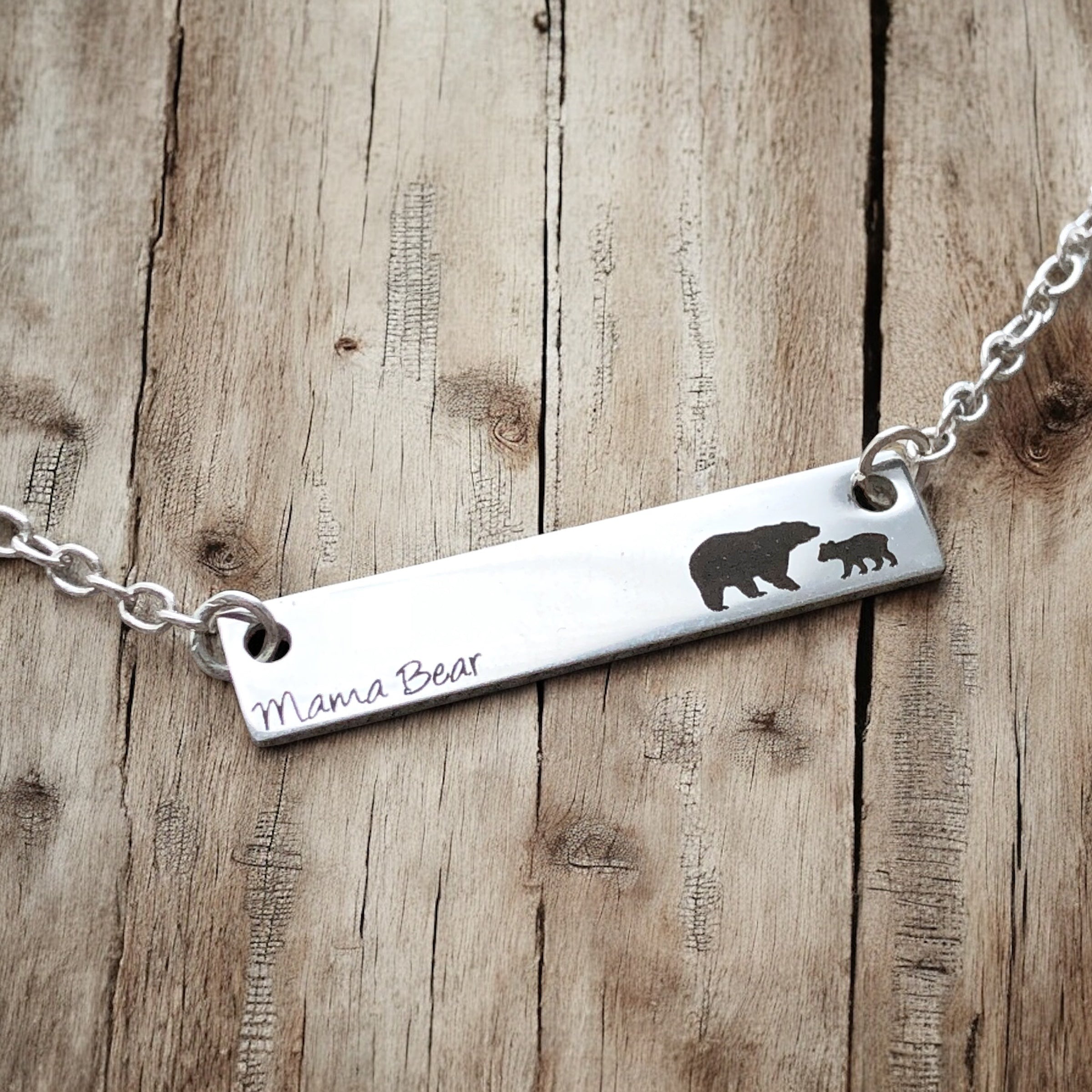 Mama Bear Bar Necklaces