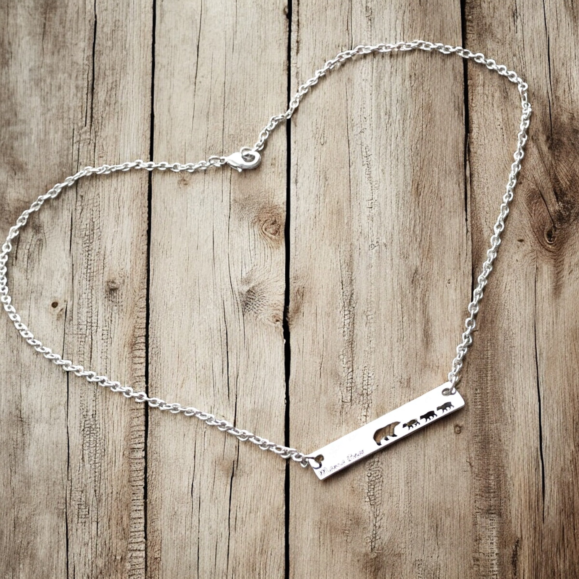Mama Bear Bar Necklaces