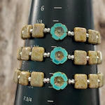 Online exclusive - Czech glass beaded bracelets