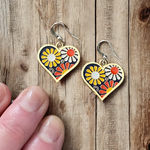 Retro Flower Power Earrings