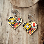 Retro Flower Power Earrings