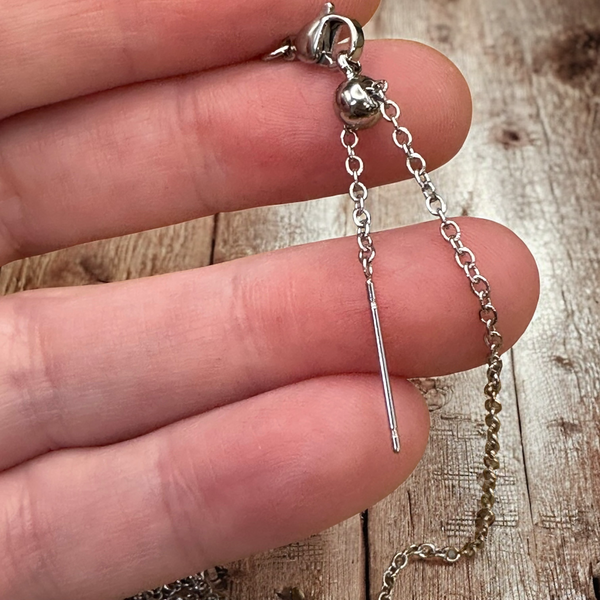 OOAK Mosaic Adjustable Necklace - M3618