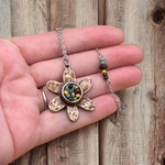 One of a Kind Mosaic Adjustable Necklace