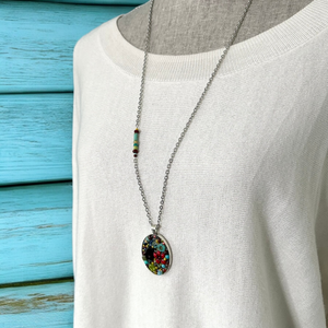 One of a Kind Mosaic Necklace