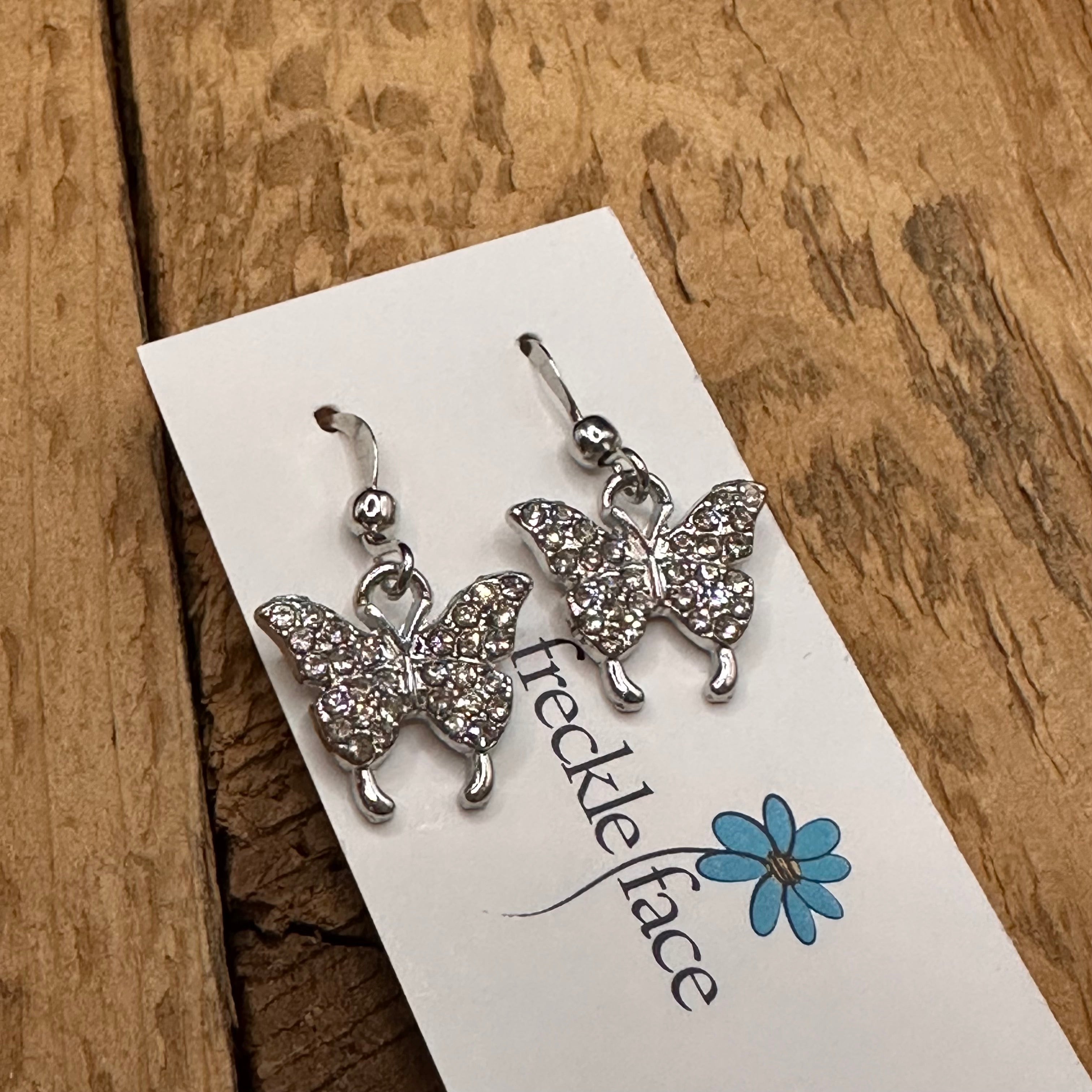 Sparkly Butterfly Earrings