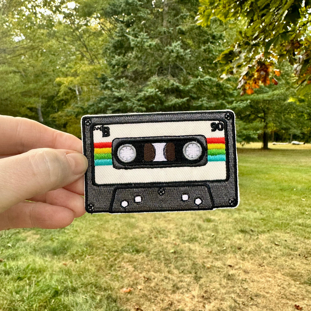 Iron On Patches - Cassette Tape
