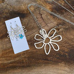 Breathe Flower Necklace & Earring Set