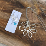 Breathe Flower Necklace & Earring Set