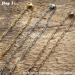 Pick your anklet chain size and color - Design your own Anklet