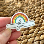 Groovy Vinyl Stickers - Be You