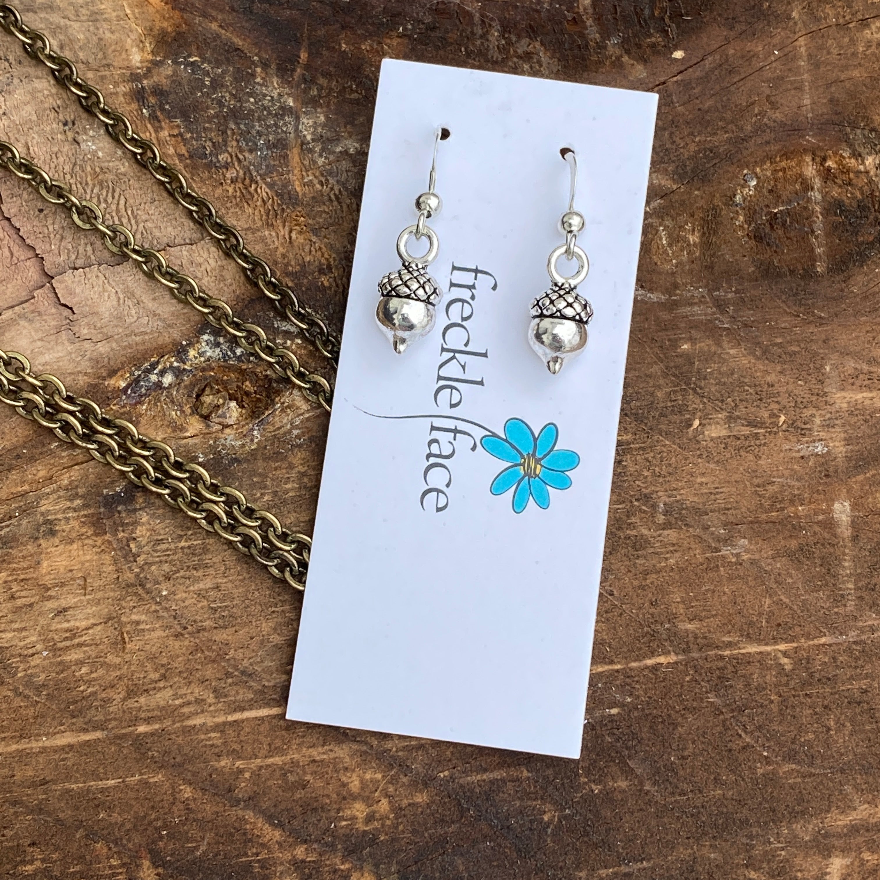 Mixed Metal Necklace & Earrings Gift Set