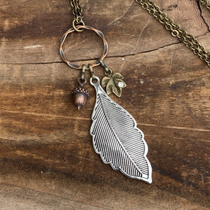 Mixed Metal Necklace & Earrings Gift Set