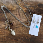 Acorn Necklace & Earrings Gift Set