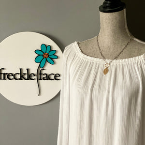 Paperclip Leaf Necklace