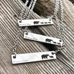 Mama Bear Bar Necklaces