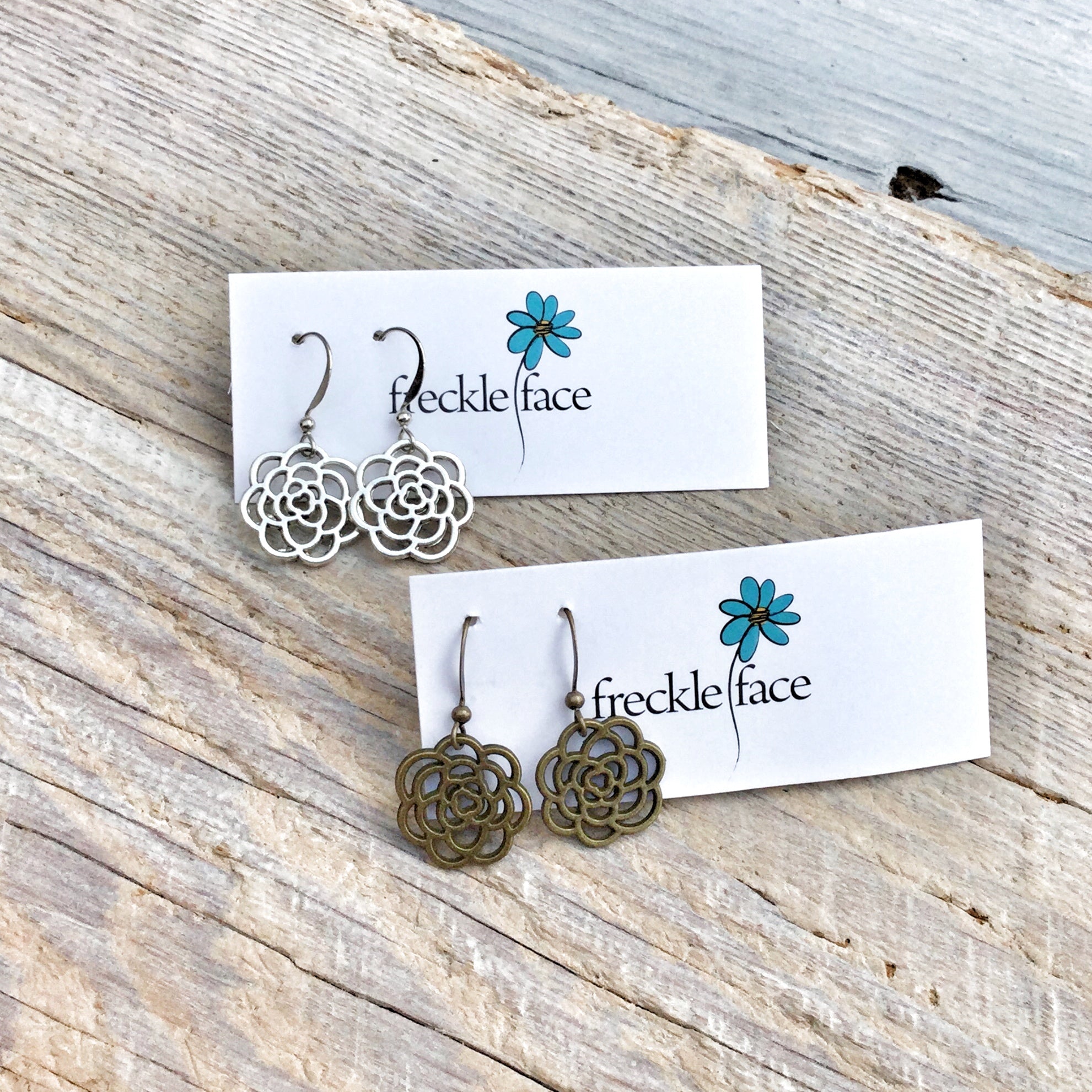 Rose Flower Earrings