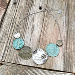 Bold Medallion Bib Necklace