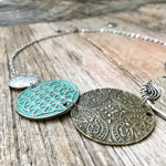 Bold Medallion Bib Necklace