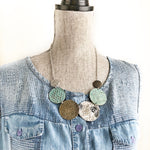 Bold Medallion Bib Necklace