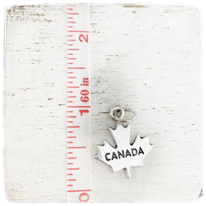 Canada - small maple leaf - Charm