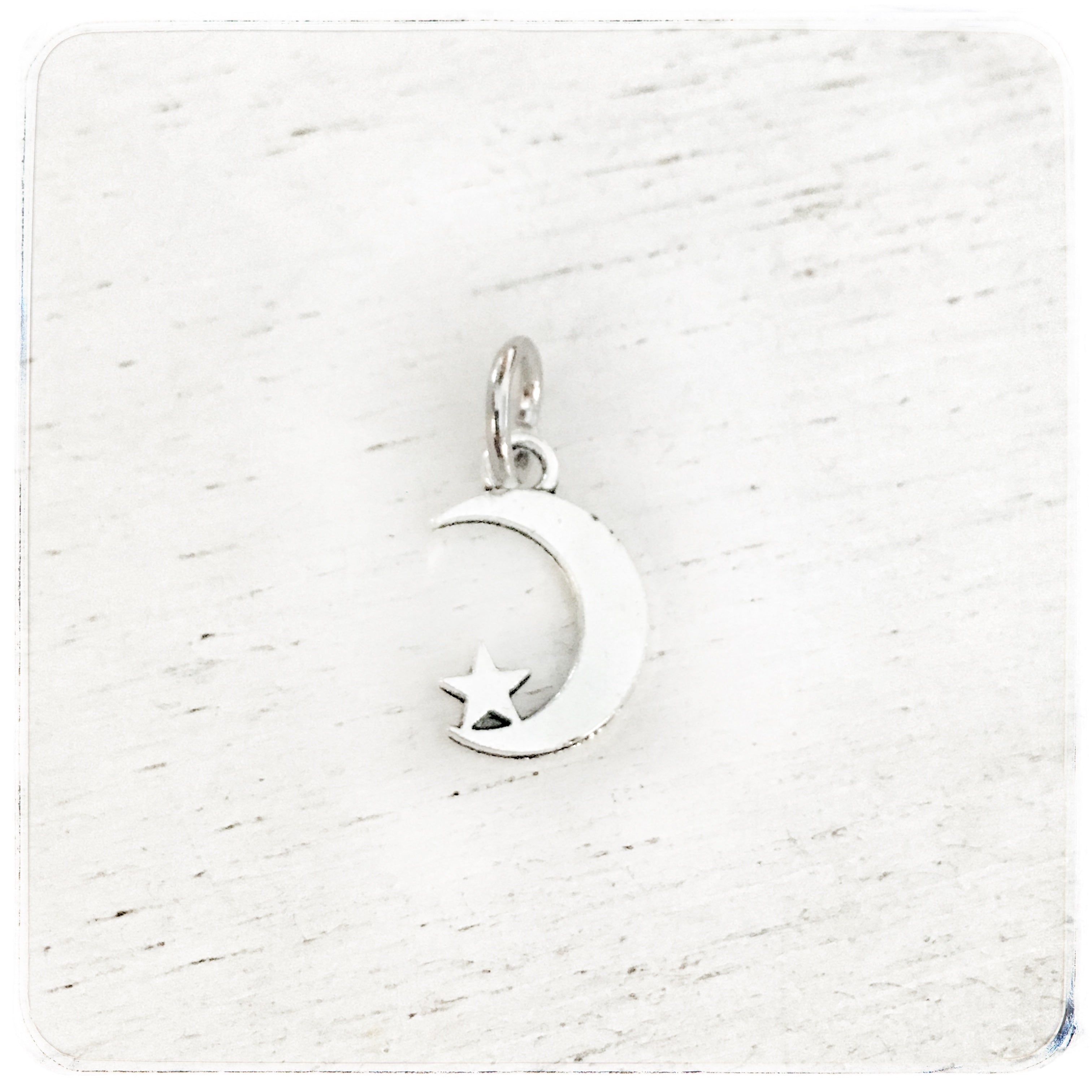 Small moon with star - Charm