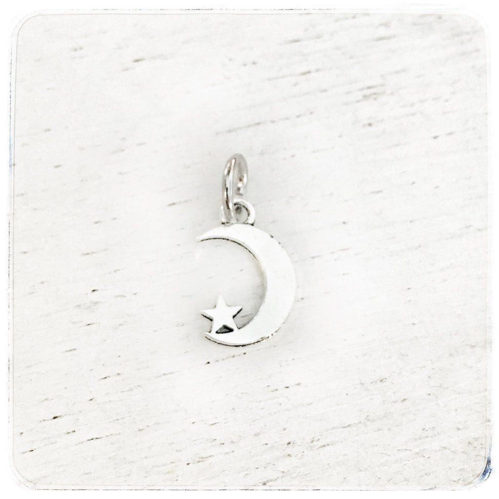 Small moon with star - Charm