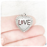 Love - see through heart - Charm