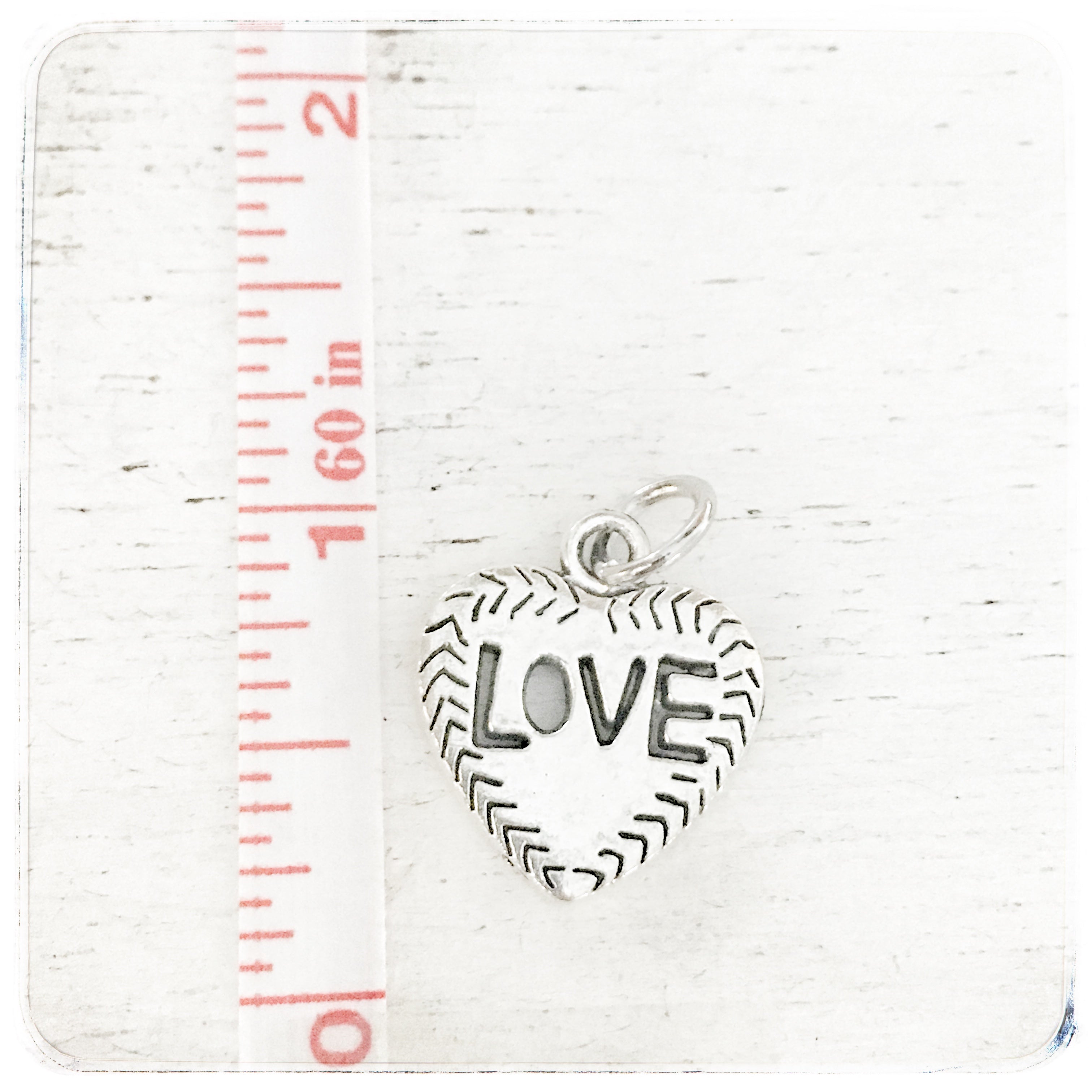 Love - see through heart - Charm
