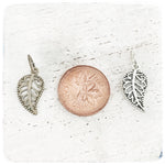 Small Fancy Leaf - Charm