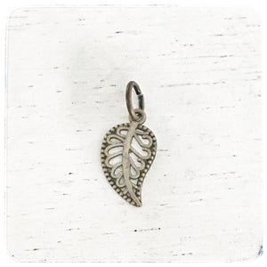 Small Fancy Leaf - Charm