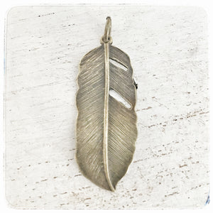 Large Feather - Charm