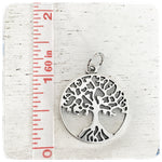 Tree in Circle - Charm