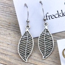 Filigree Leaf Earrings