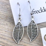 Filigree Leaf Earrings