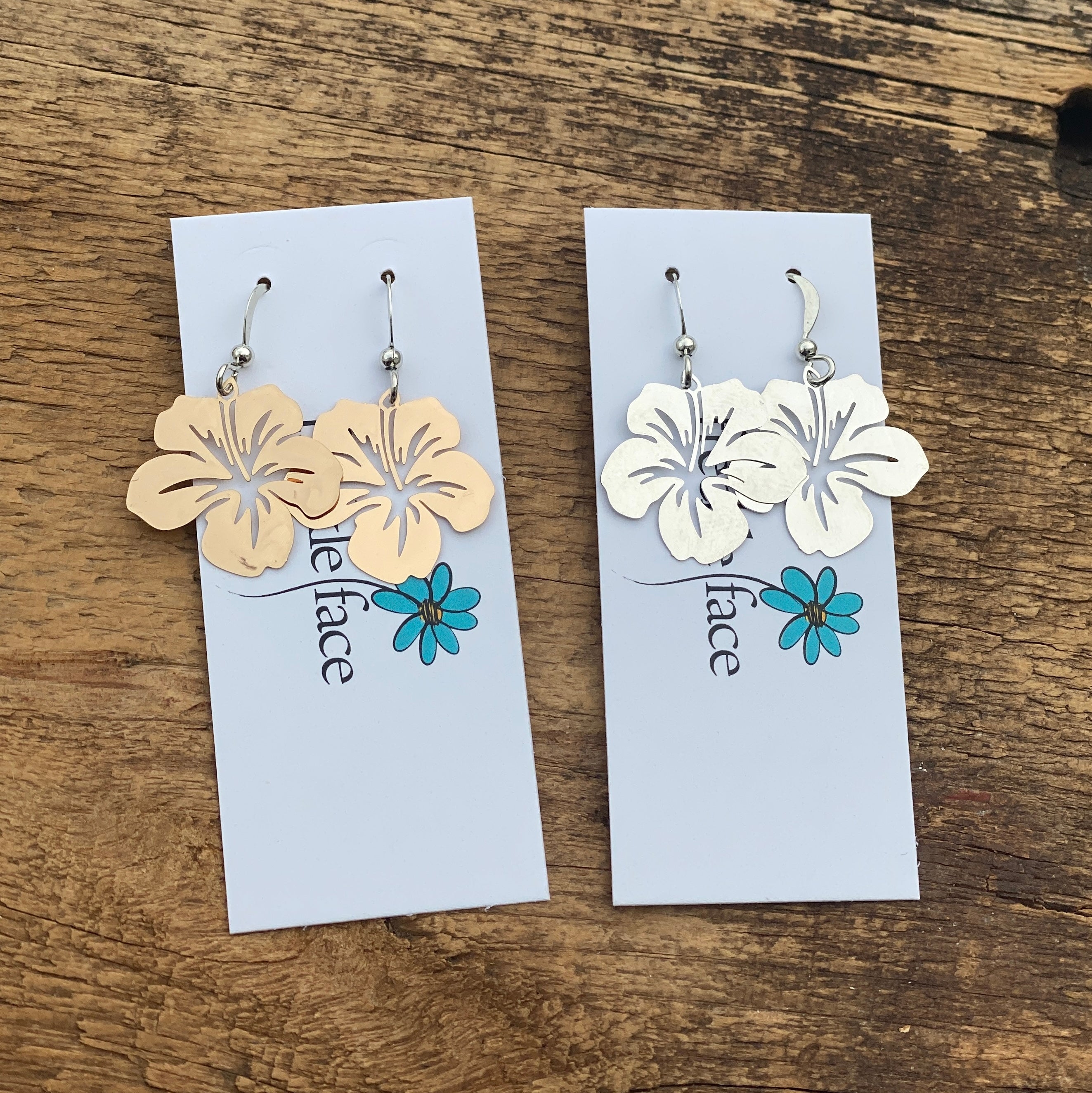 Hibiscus Flower earrings