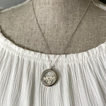 Glass Locket Mom Necklace
