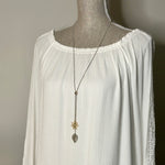 Flower & Leaf Necklace