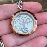 Glass Locket Grandma Necklace Option 1